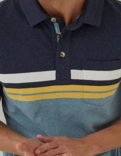 FatFace Sandford Chest Stripe Polo|Men T-Shirts