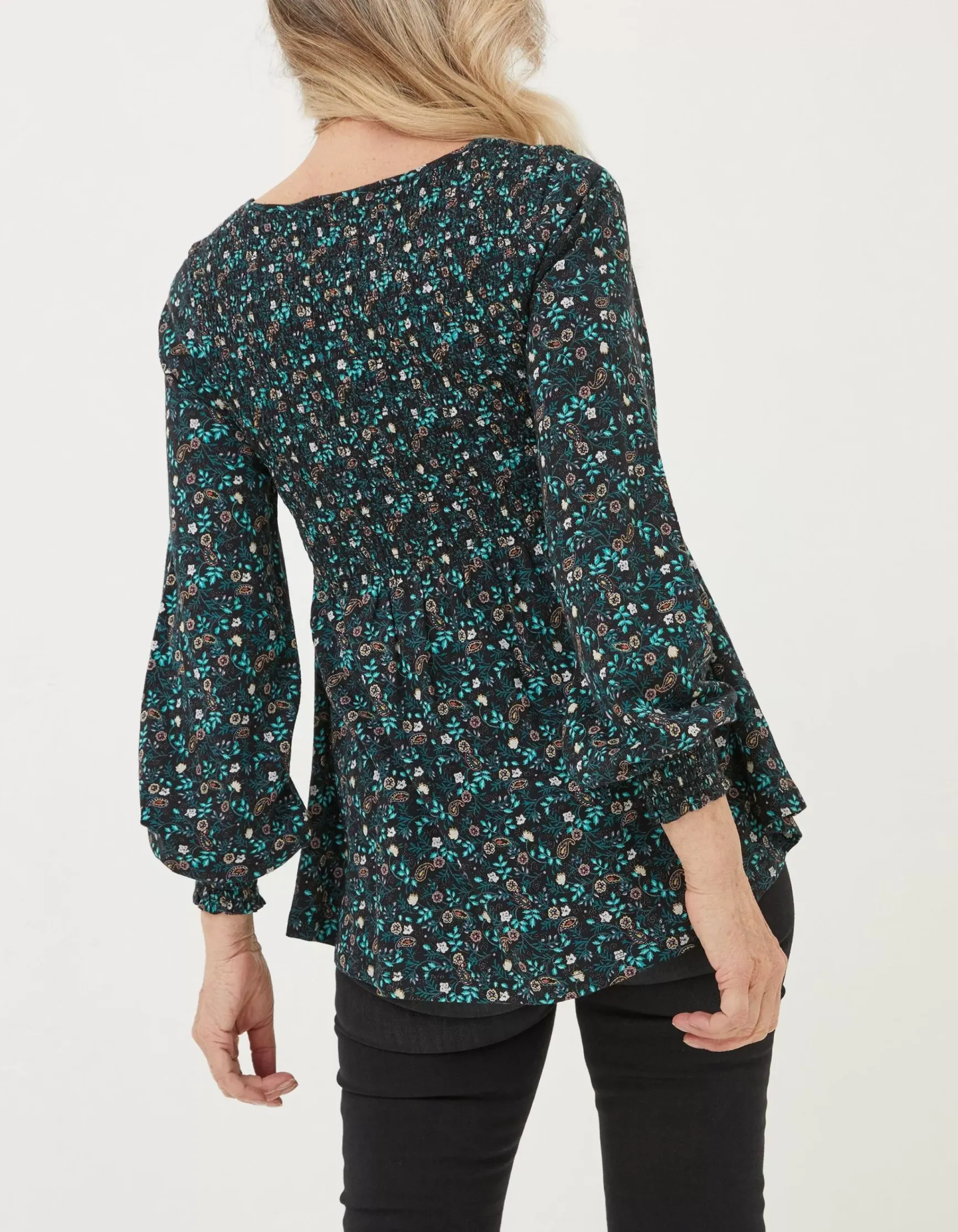 FatFace Sara Evergreen Top|Women Tops & T-Shirts