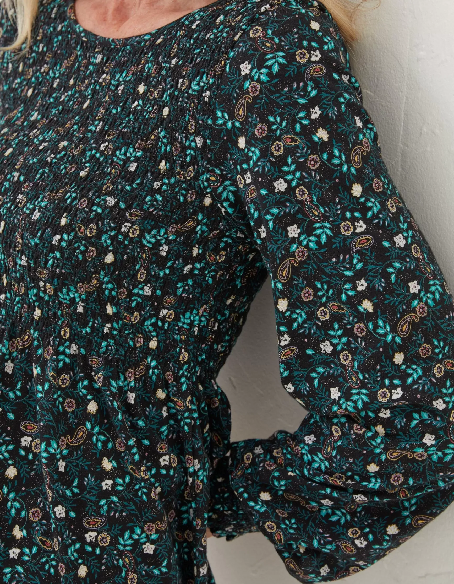 FatFace Sara Evergreen Top|Women Tops & T-Shirts