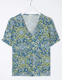 FatFace Savannah Aztec Texture Blouse|Women View All