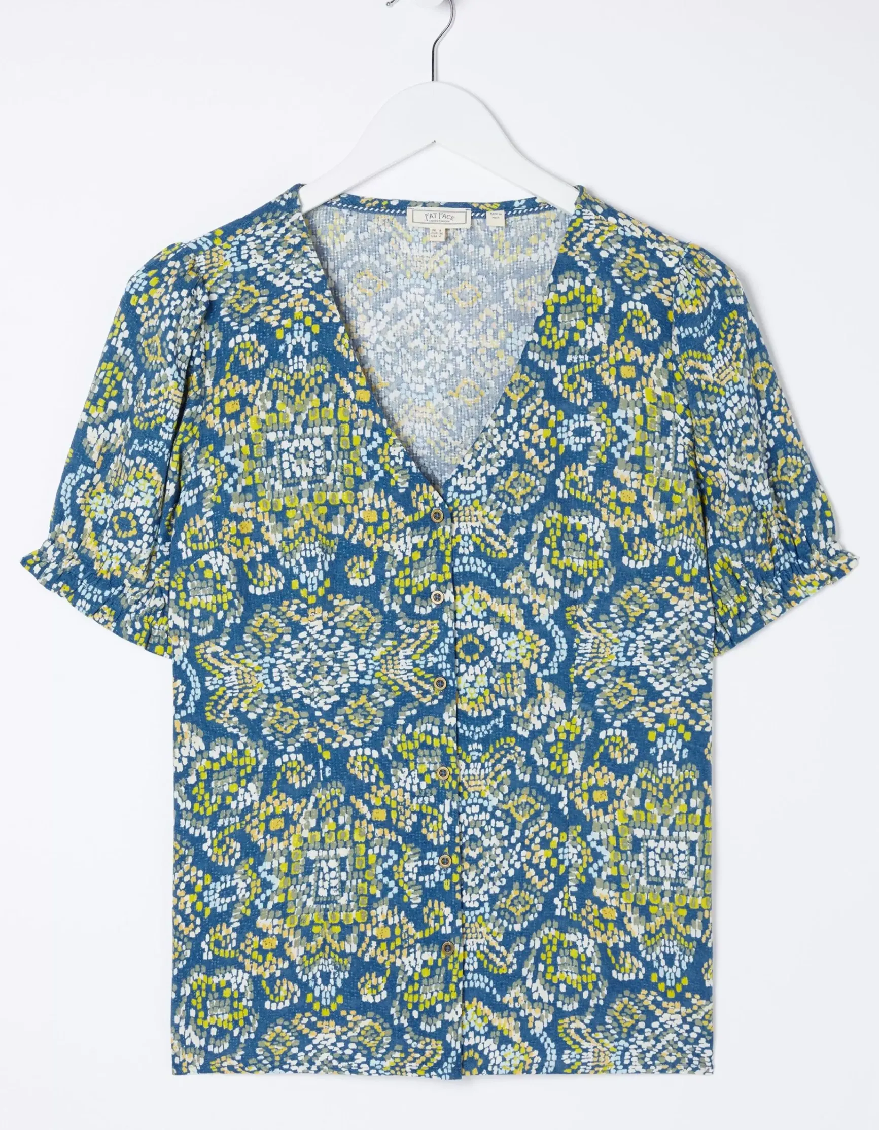 FatFace Savannah Aztec Texture Blouse|Women View All
