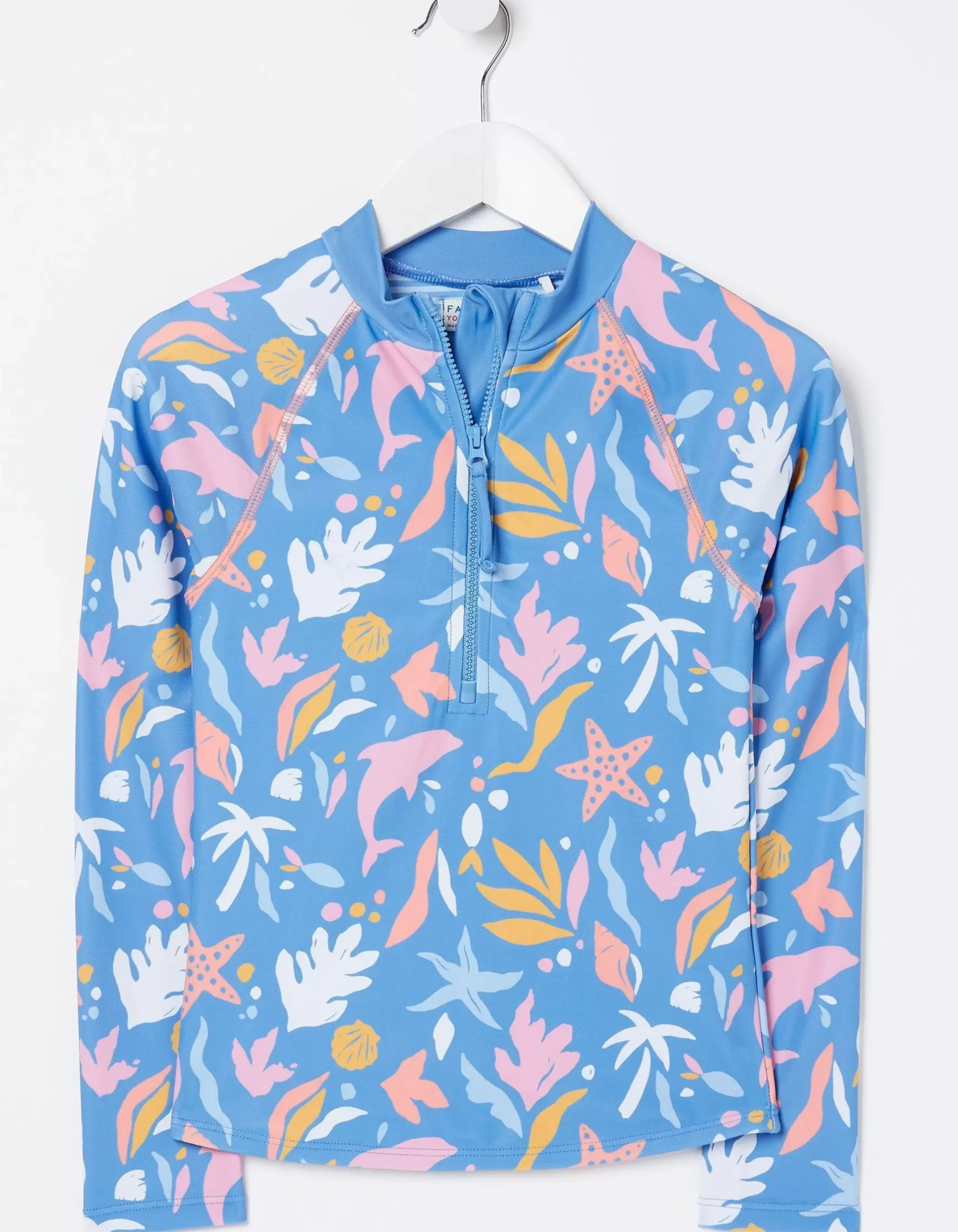 FatFace Sea Scape Rash Vest|Girls View All