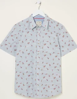 FatFace Seafood Print Shirt|Men Shirts