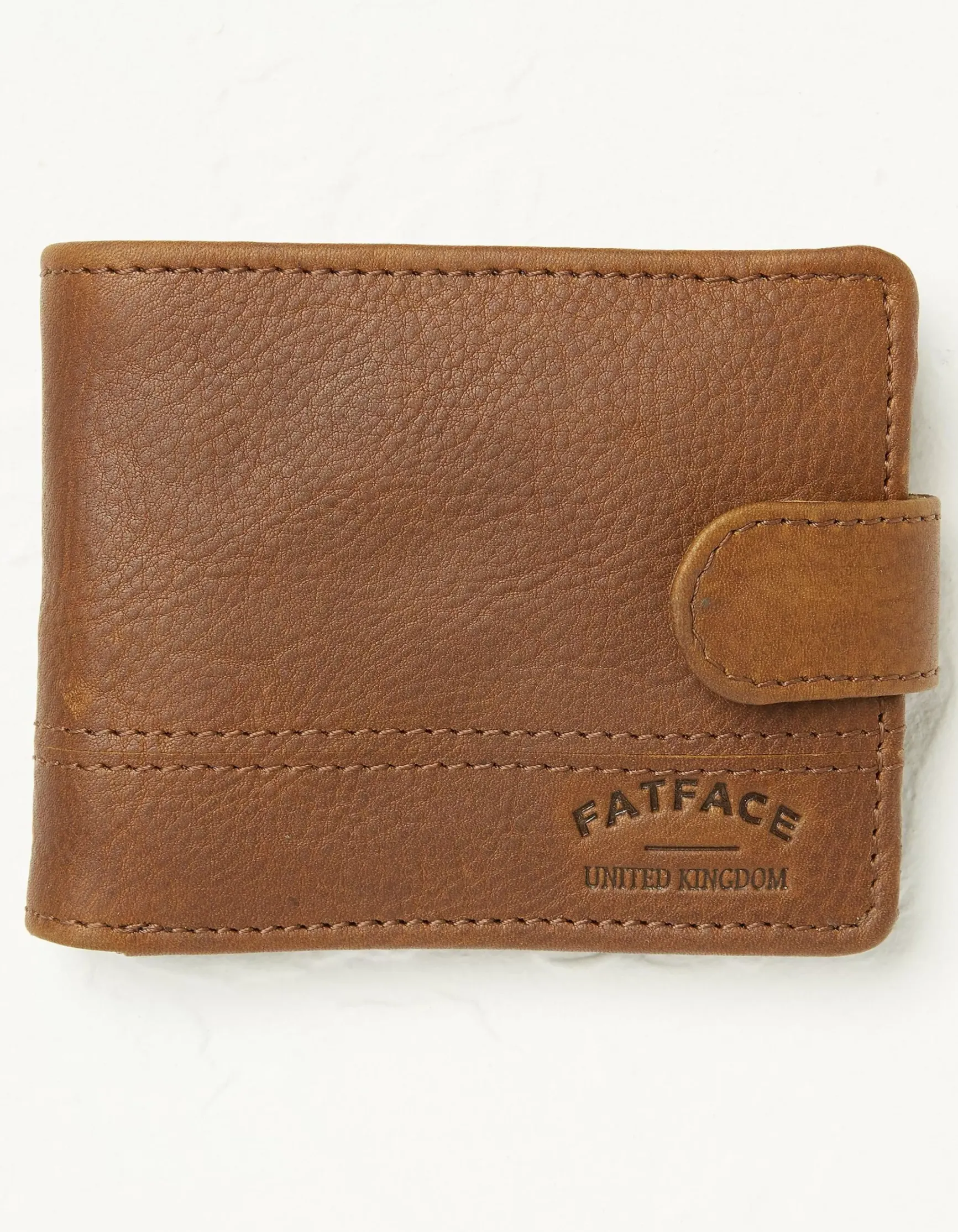 FatFace Seamed Leather Wallet|Men View All