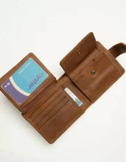 FatFace Seamed Leather Wallet|Men View All