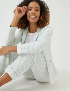 FatFace Seersucker Stripe Bottoms|Women Nightwear & Loungewear