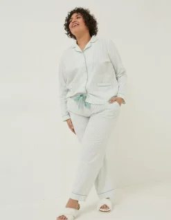 FatFace Seersucker Stripe Bottoms|Women Nightwear & Loungewear