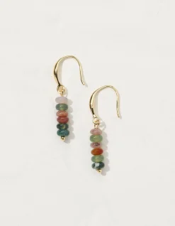 FatFace Semi Precious Drop Earrings|Women View All
