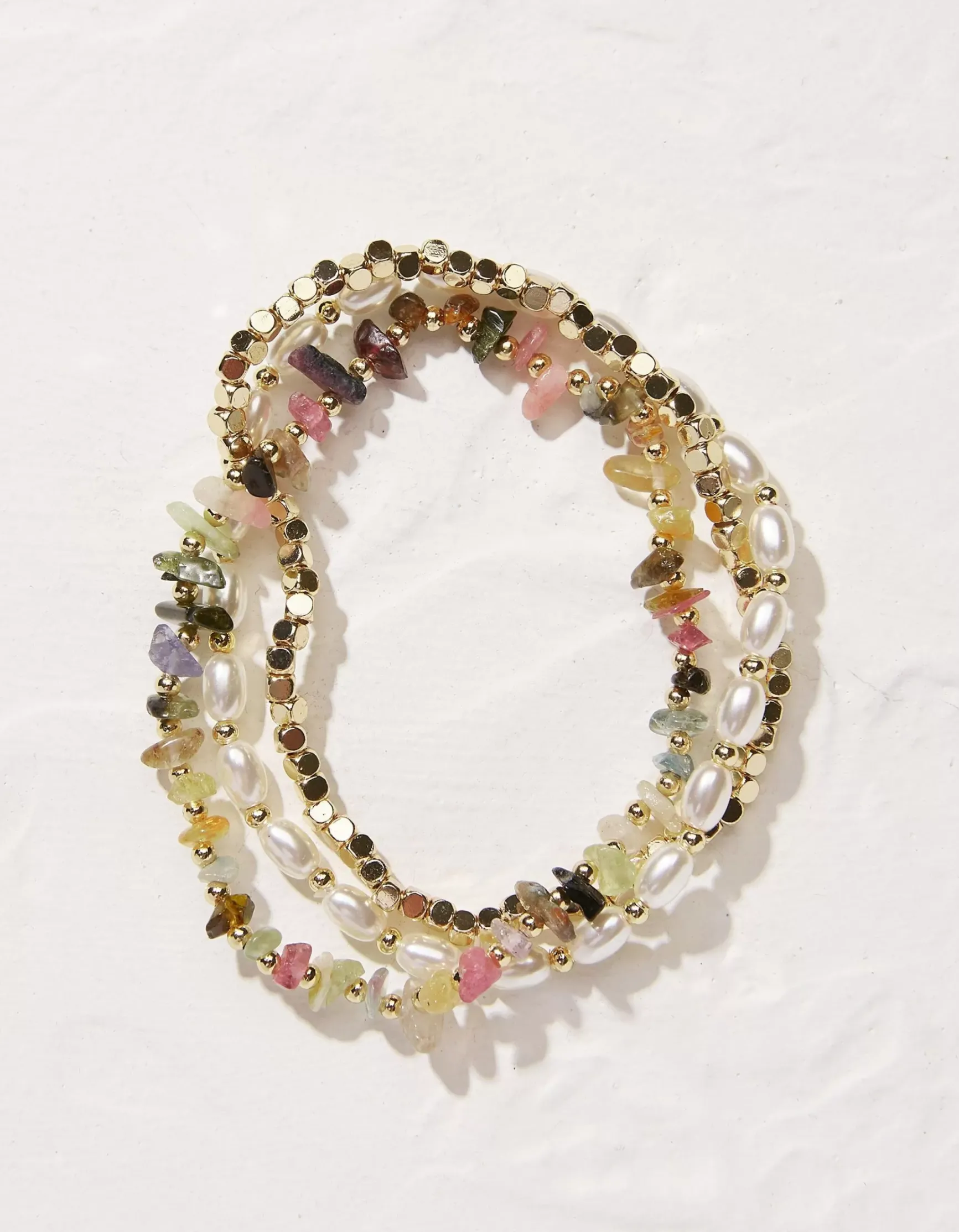 FatFace Semi Precious Stretch Bracelet|Women View All