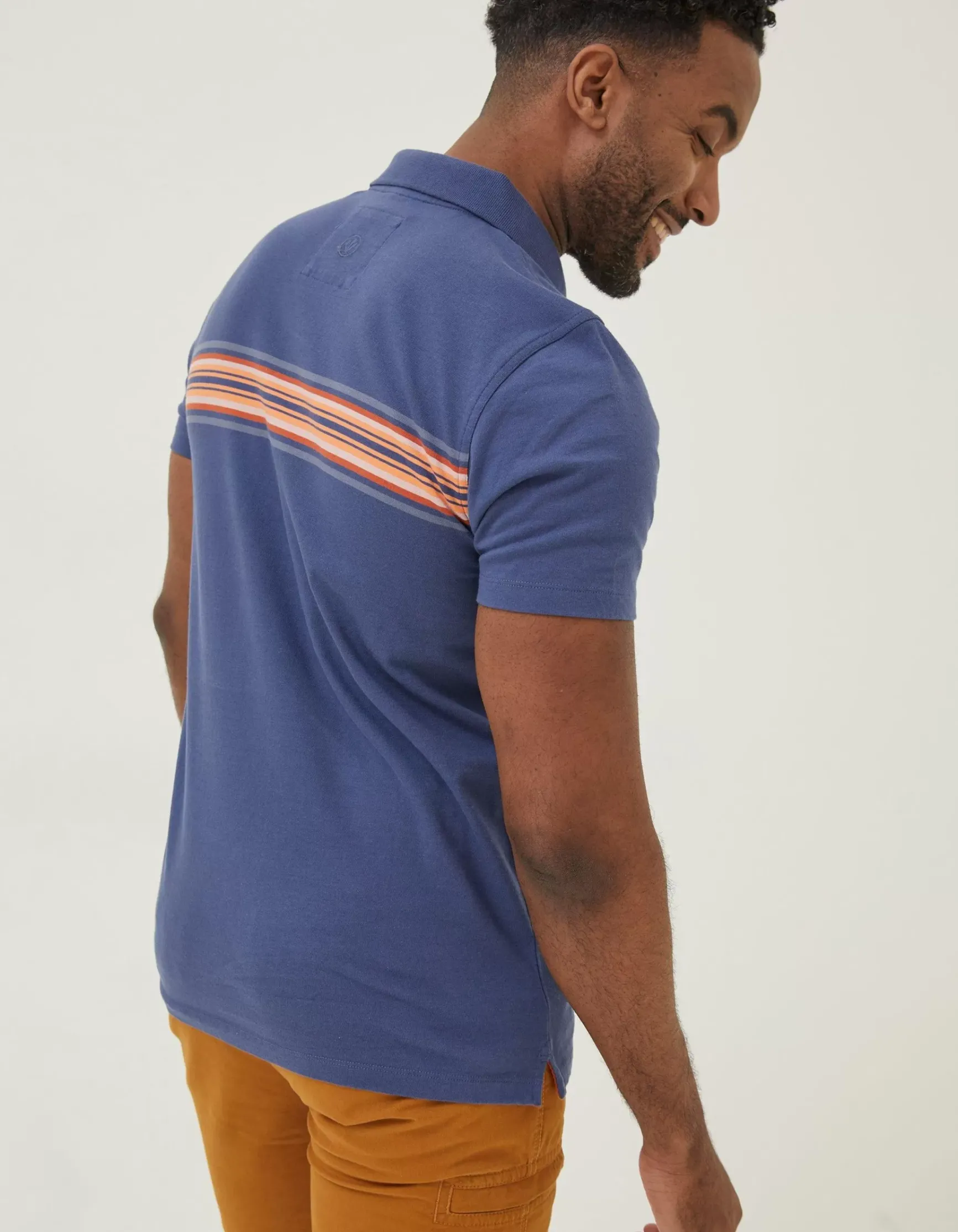 FatFace Sennen Chest Stripe Polo|Men T-Shirts