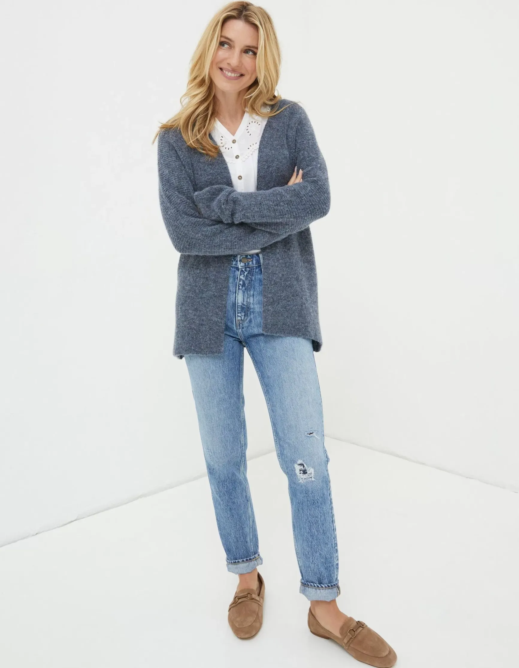 FatFace Sennen Cocoon Cardigan|Women Knitwear