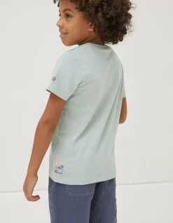 FatFace Shark Coast Jersey T Shirt|Boys View All