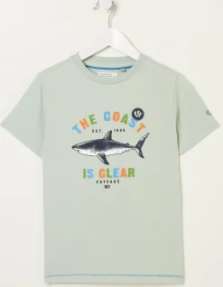 FatFace Shark Coast Jersey T Shirt|Boys View All