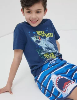 FatFace Shark Graphic Boardies|Boys View All