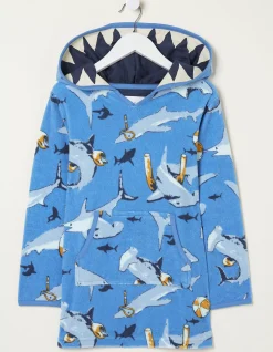 FatFace Shark Towelling Poncho|Boys View All