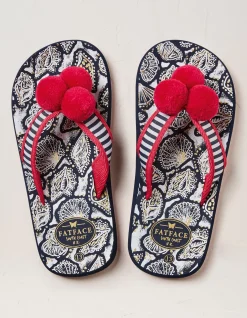 FatFace Shell Print Flip Flops|Girls View All