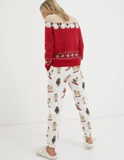 FatFace Shelter Stevie Sheep Cora Pyjama Bottoms|Women Nightwear & Loungewear