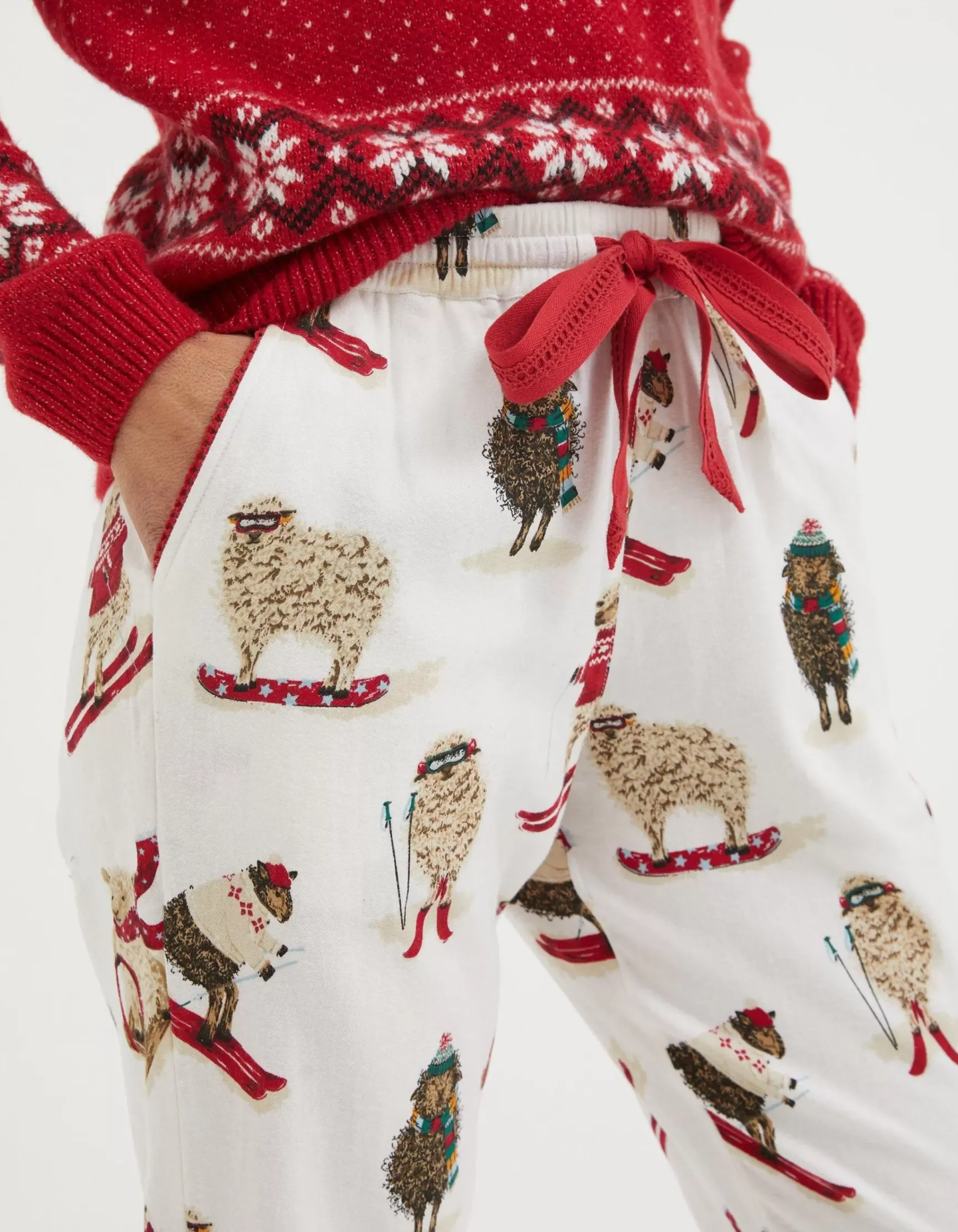 FatFace Shelter Stevie Sheep Cora Pyjama Bottoms|Women Nightwear & Loungewear
