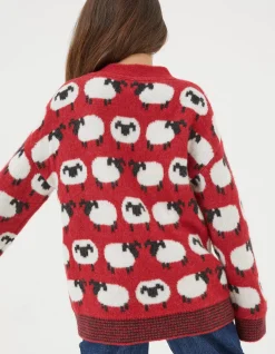 FatFace Shelter Stevie Sheep Crew Neck Jumper|Boys View All