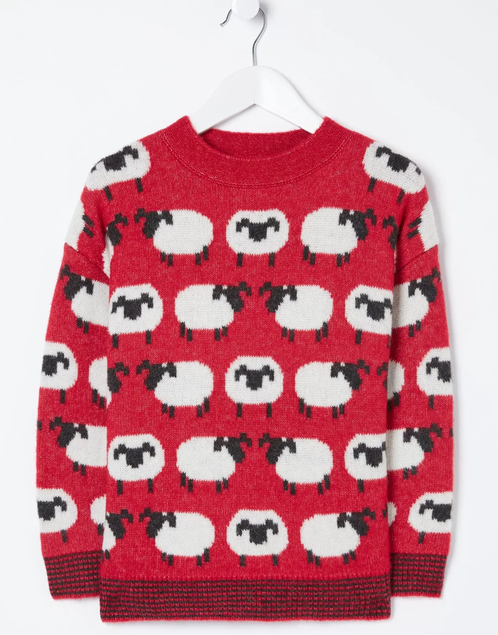 FatFace Shelter Stevie Sheep Crew Neck Jumper|Boys View All