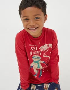 FatFace Shelter Stevie Sheep Pyjama Set|Boys View All