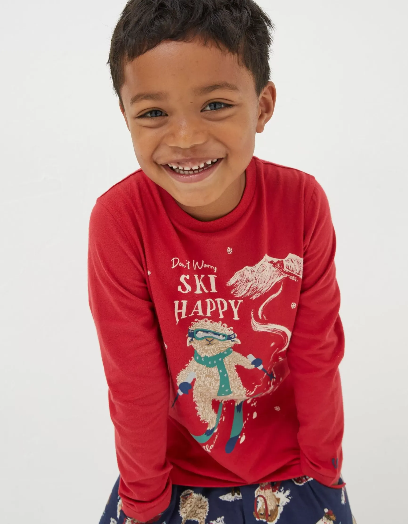 FatFace Shelter Stevie Sheep Pyjama Set|Boys View All