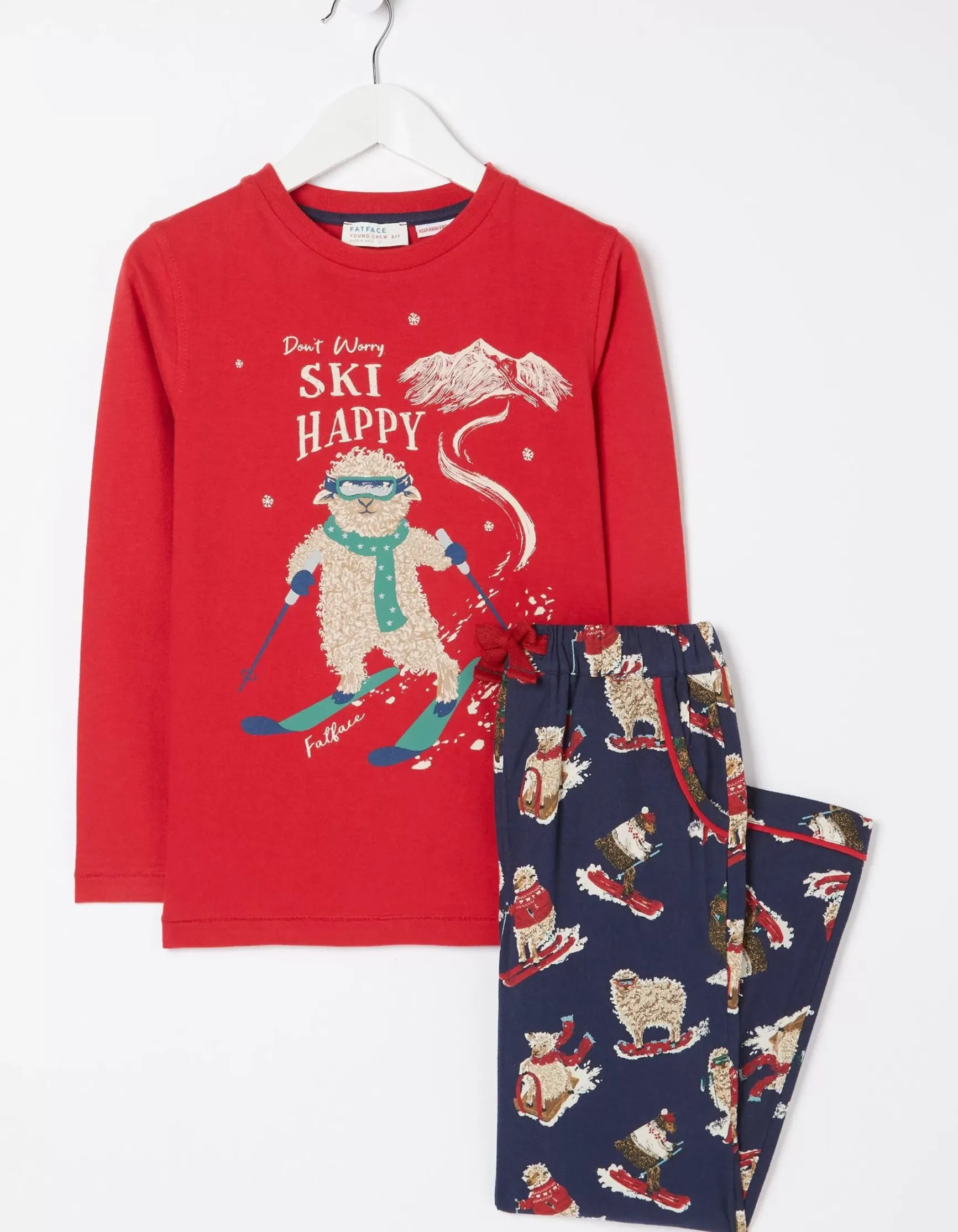 FatFace Shelter Stevie Sheep Pyjama Set|Boys View All