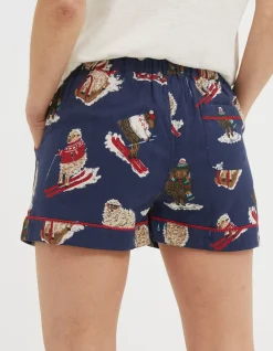 FatFace Shelter Stevie Sheep Pyjama Shorts|Women Nightwear & Loungewear