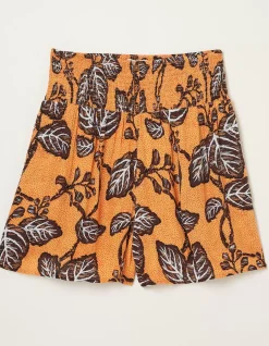 FatFace Shirred Vine Floral Shorts|Women Shorts