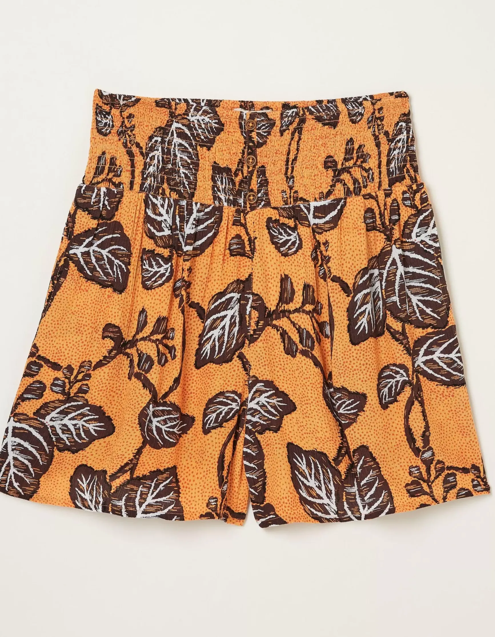 FatFace Shirred Vine Floral Shorts|Women Shorts