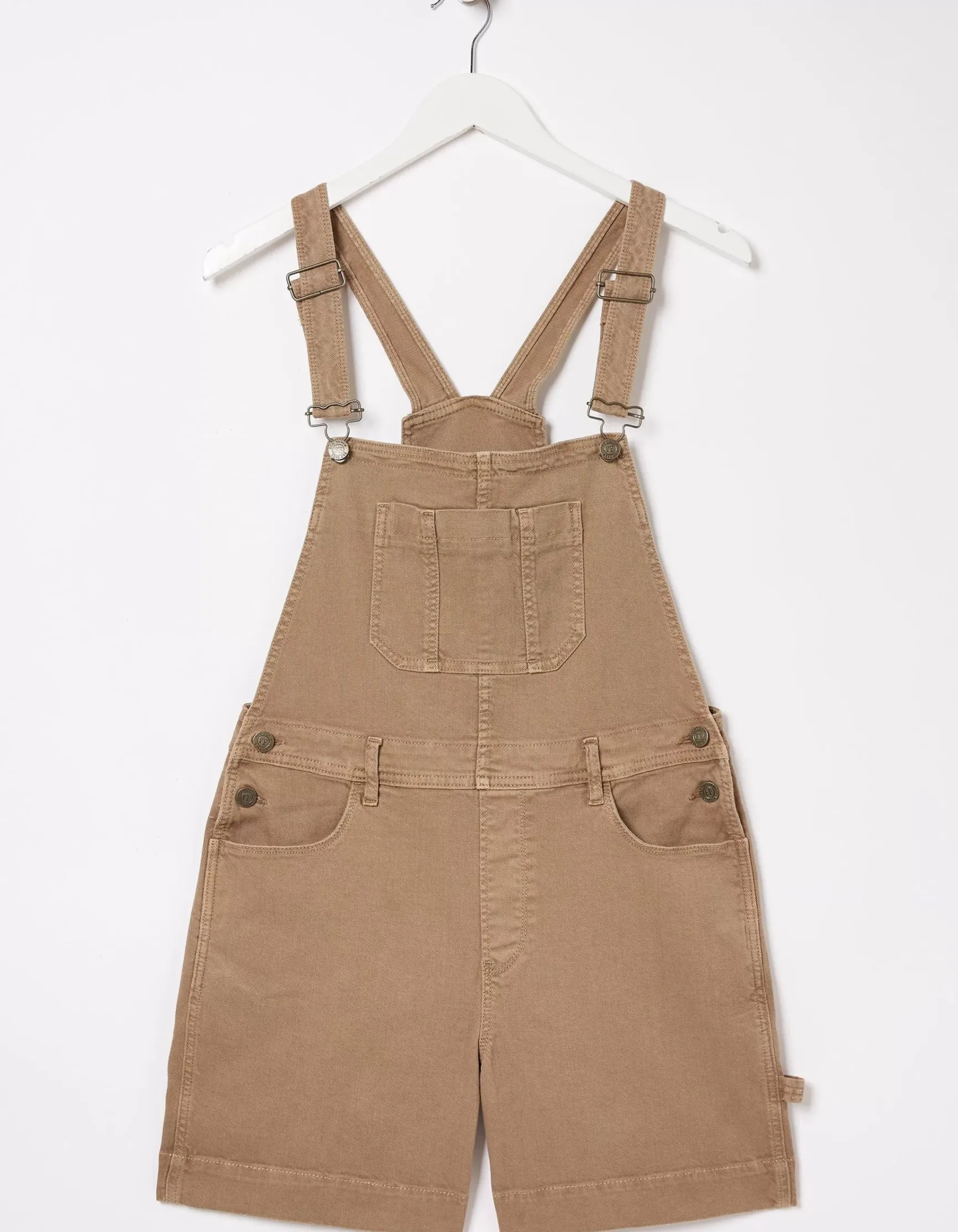 FatFace Shortie Canvas Dungarees|Women Jumpsuits & Playsuits