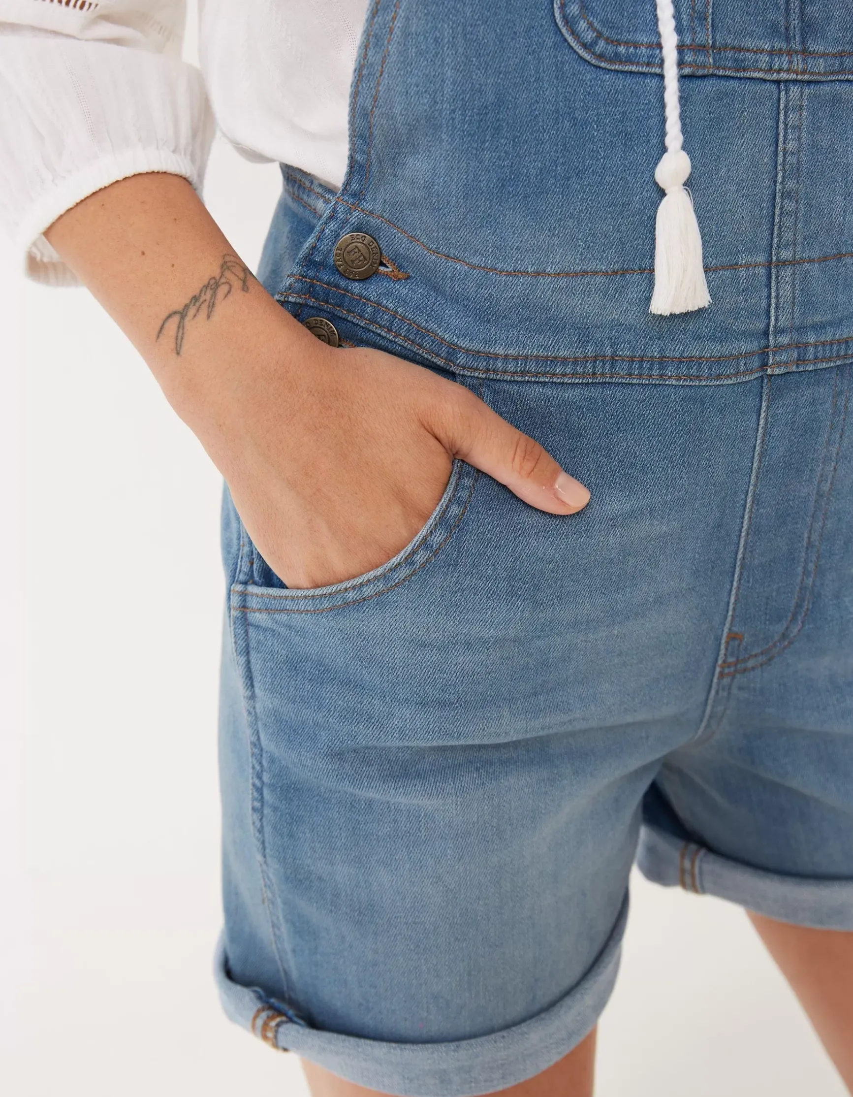FatFace Shortie Dungarees|Women Jumpsuits & Playsuits