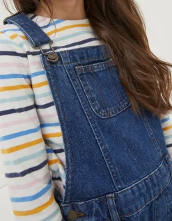 FatFace Shortie Dungarees|Girls View All