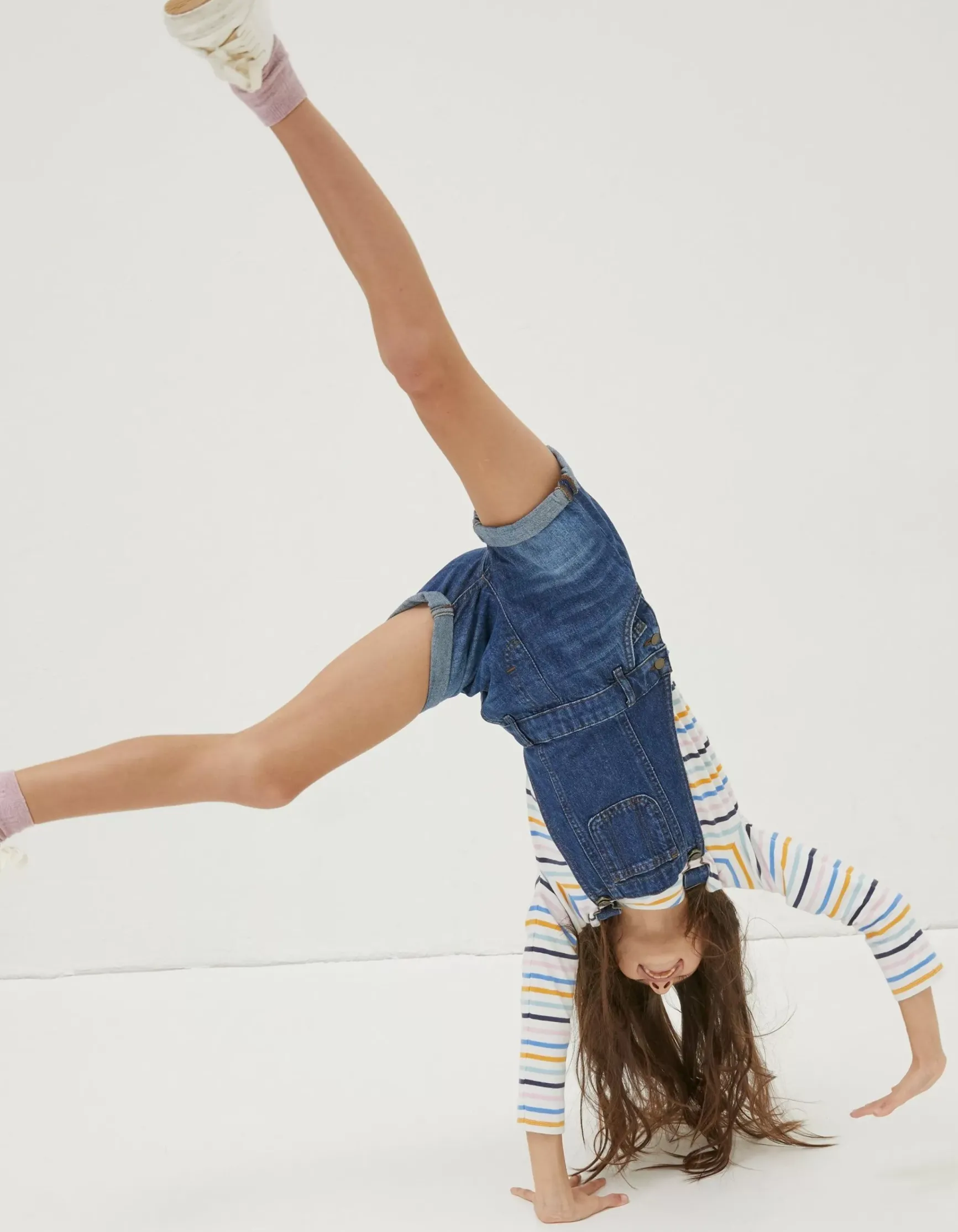 FatFace Shortie Dungarees|Girls View All