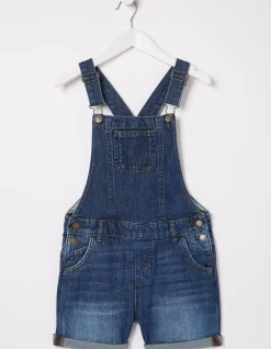 FatFace Shortie Dungarees|Girls View All