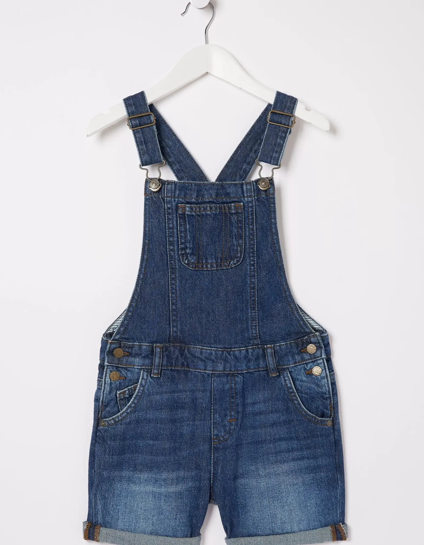 FatFace Shortie Dungarees|Girls View All