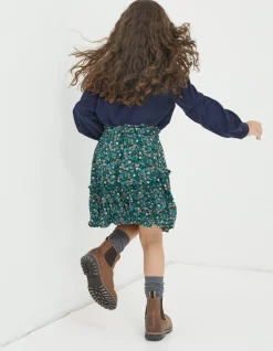 FatFace Sia Evergreen Floral Skirt|Girls View All