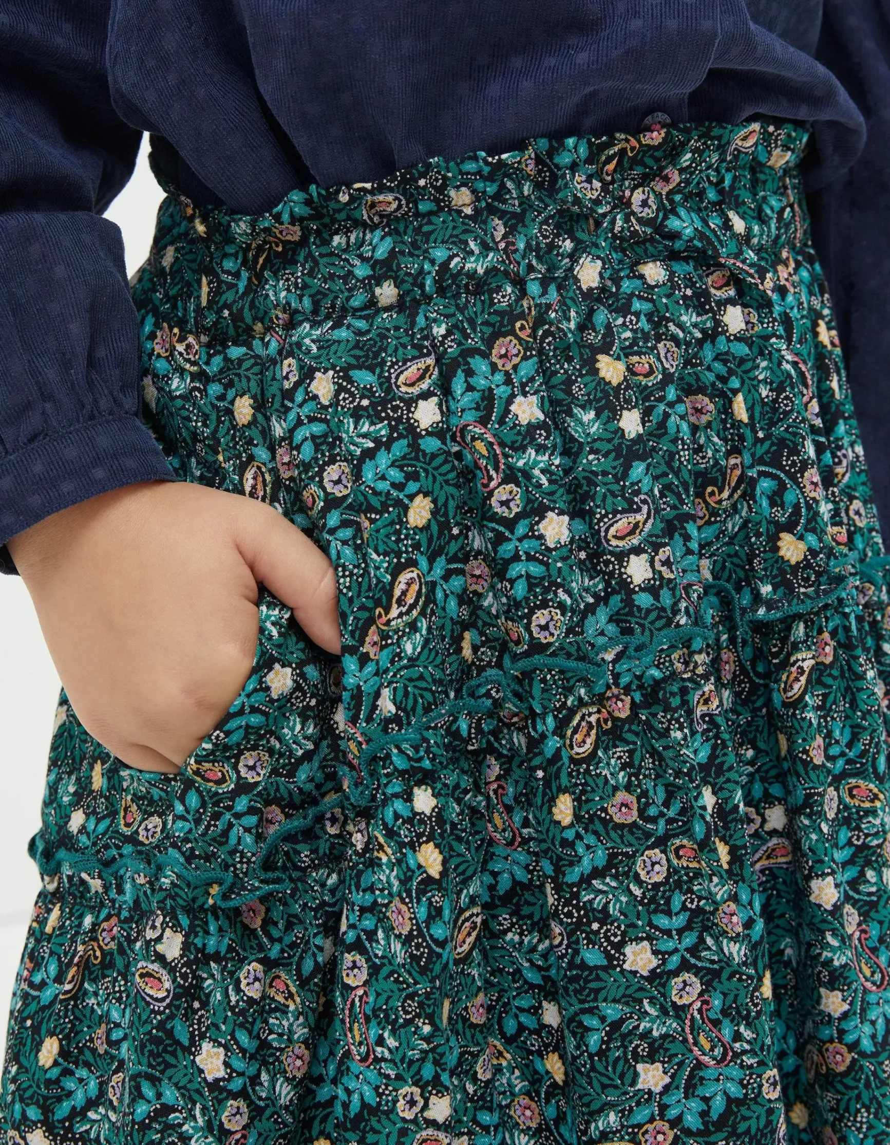 FatFace Sia Evergreen Floral Skirt|Girls View All