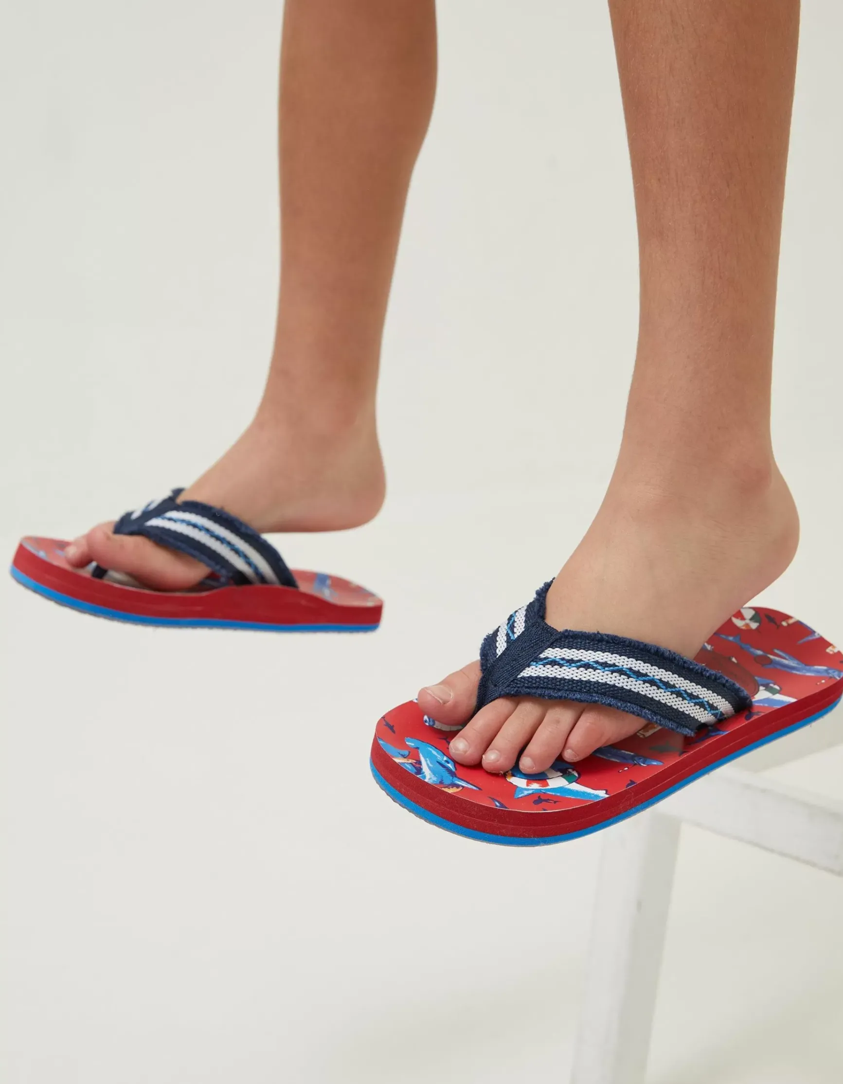 FatFace Sidney Shark Flip Flop|Boys View All