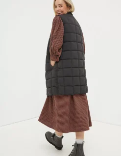 FatFace Sienna Longline Gilet|Women Coats & Jackets