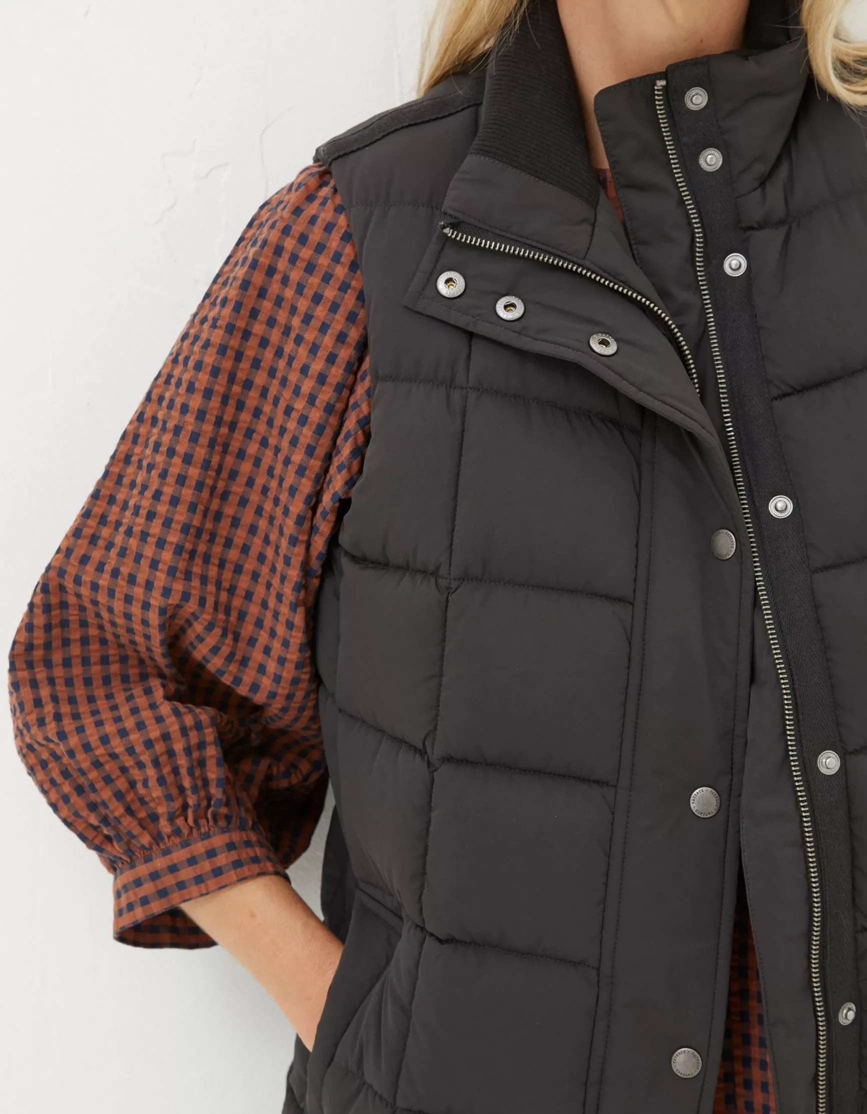 FatFace Sienna Longline Gilet|Women Coats & Jackets
