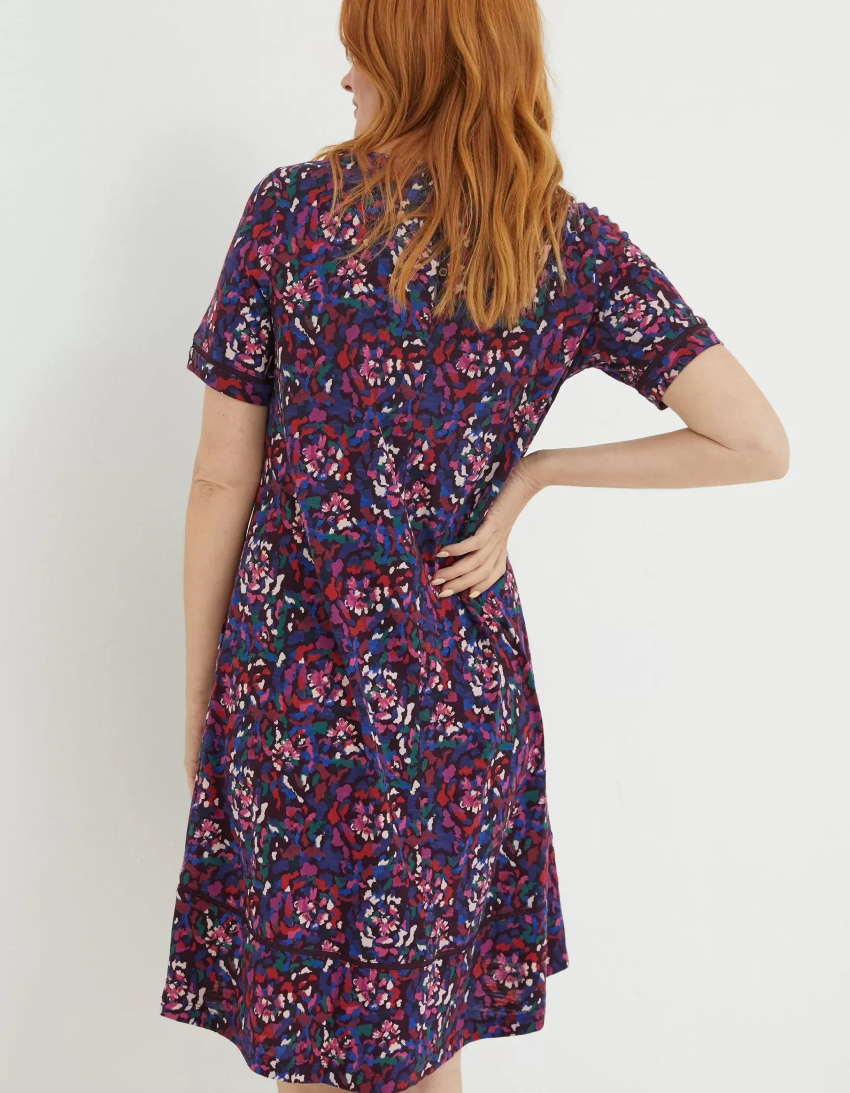 FatFace Simone Abstract Jersey Dress|Women Dresses