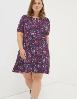 FatFace Simone Abstract Jersey Dress|Women Dresses