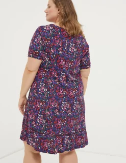 FatFace Simone Abstract Jersey Dress|Women Dresses