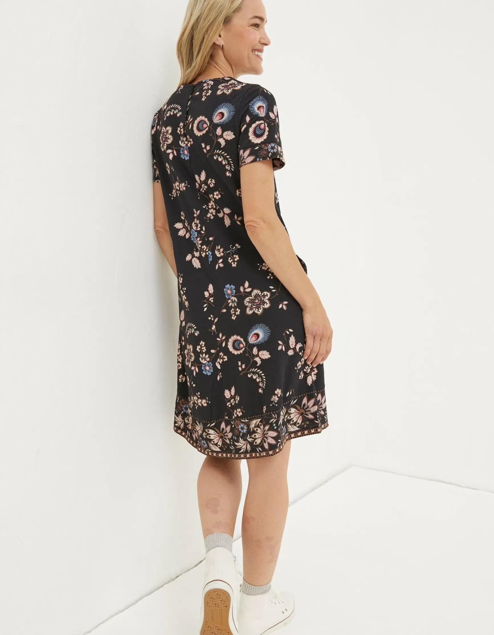 FatFace Simone Floral Jersey Dress|Women Dresses