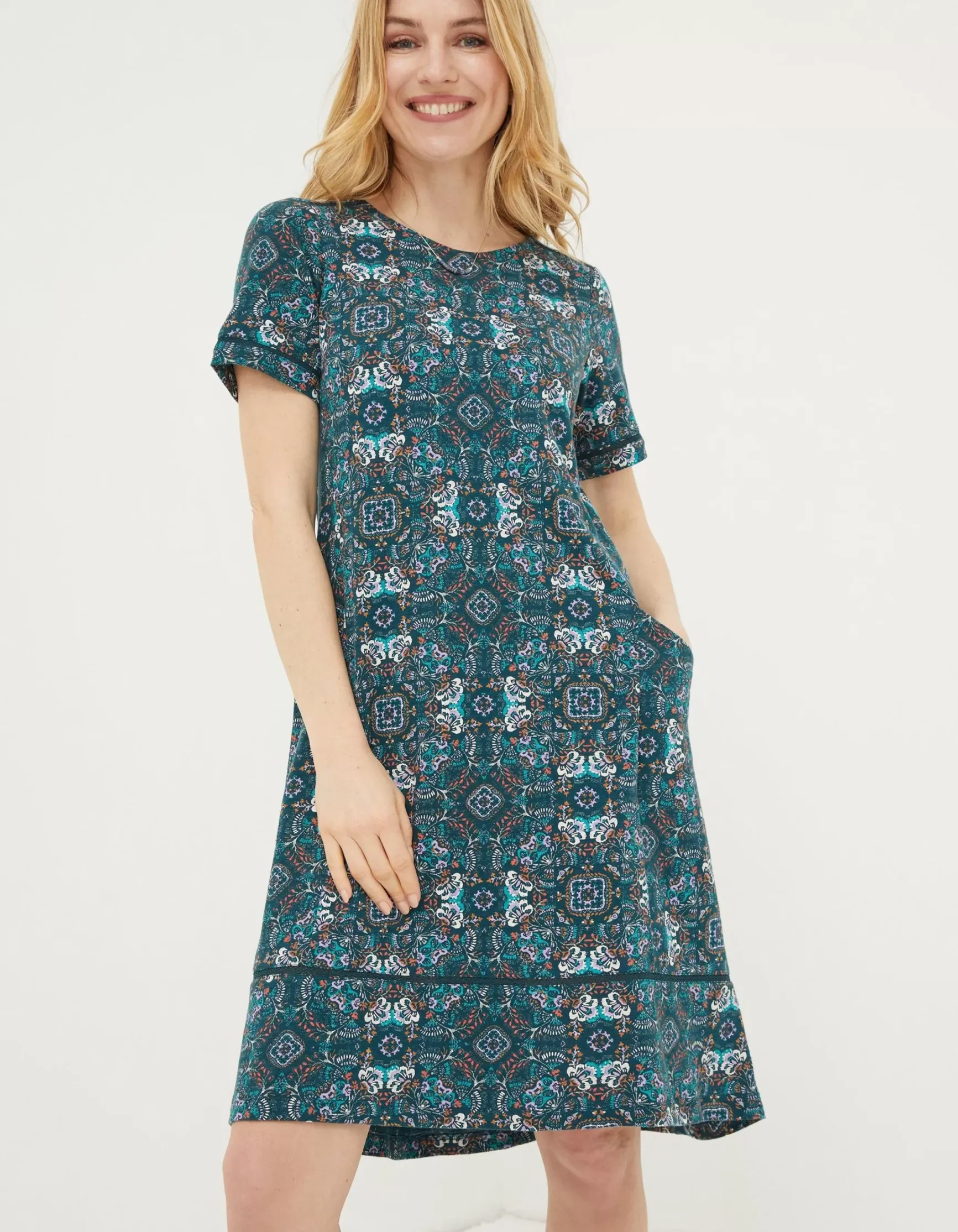 FatFace Simone Mirrored Jersey Dress|Women Dresses