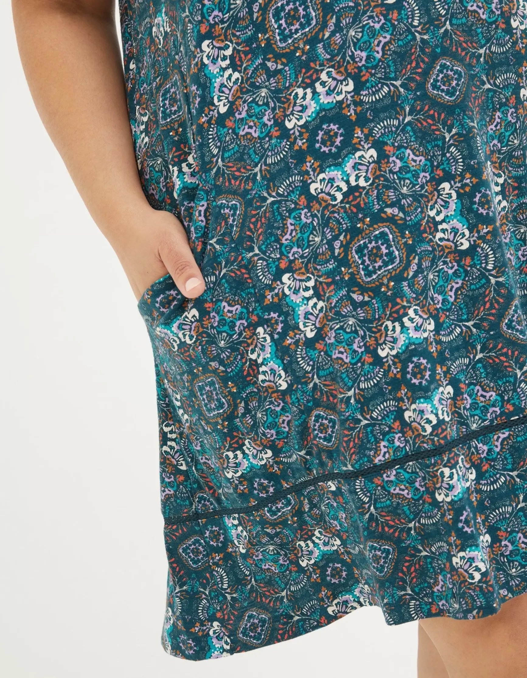 FatFace Simone Mirrored Jersey Dress|Women Dresses