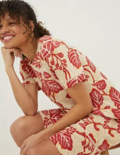 FatFace Simone Vine Jersey Dress|Women Dresses