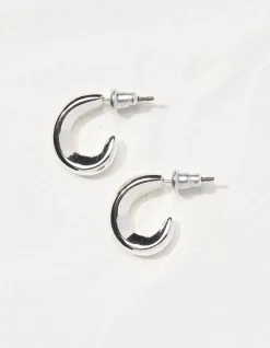 FatFace Simple Huggy Hoop Earrings|Women View All