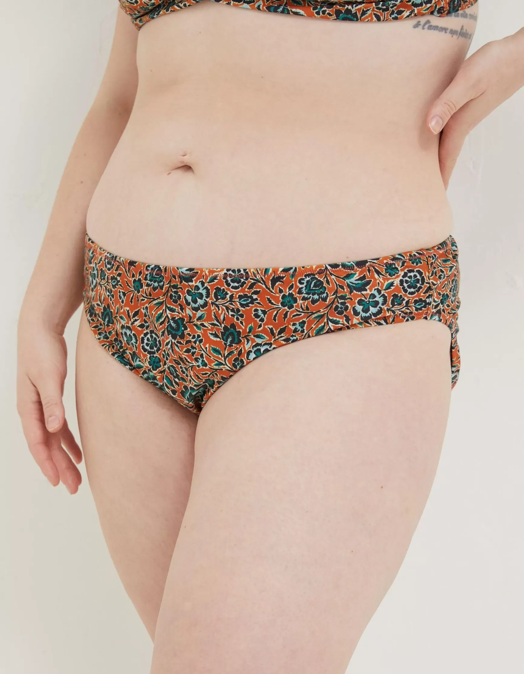 FatFace Sketched Floral Bikini Bottoms|Women Beachwear & Swimwear